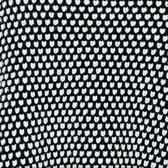 Charter club plus sizes textured sweater Blk White - Picture 6 of 6